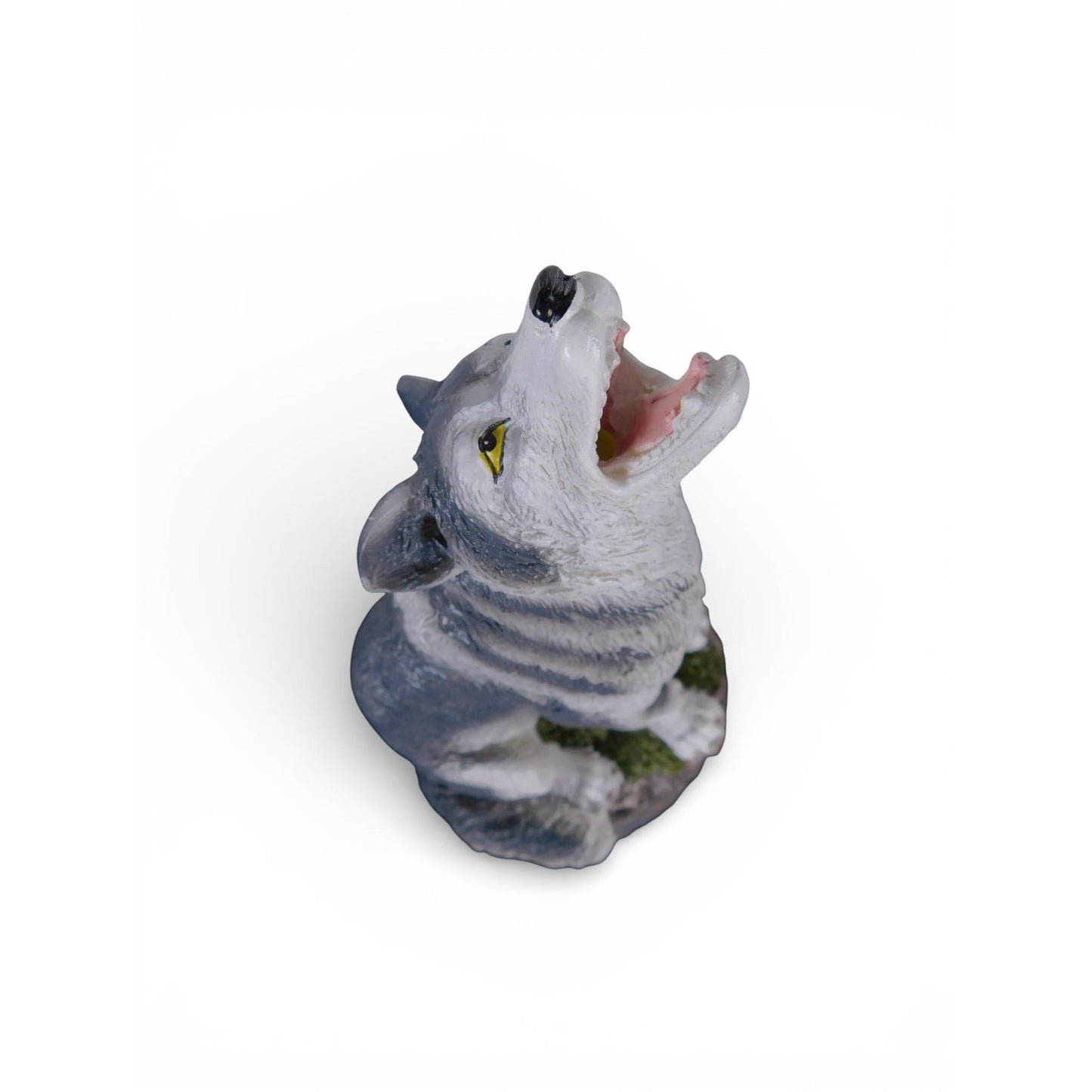 Smoking Wolf Incense Burner Resin Figurine Backflow Style New