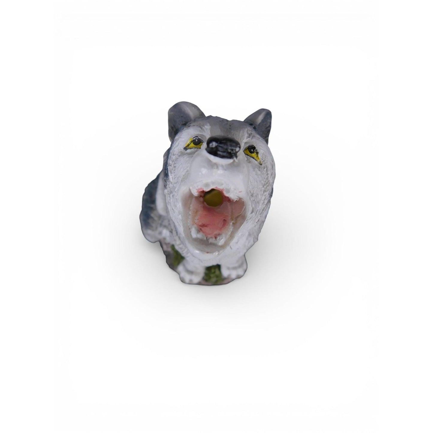 Smoking Wolf Incense Burner Resin Figurine Backflow Style New