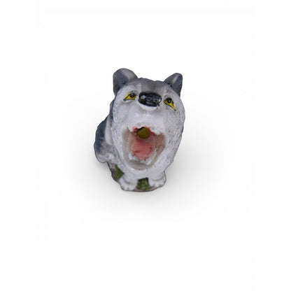 Smoking Wolf Incense Burner Resin Figurine Backflow Style New