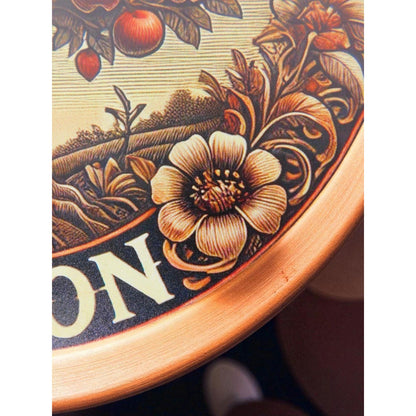 Blessed Mabon Autumn Equinox Decor Pagan Wiccan Aluminum Apple Tree Sign