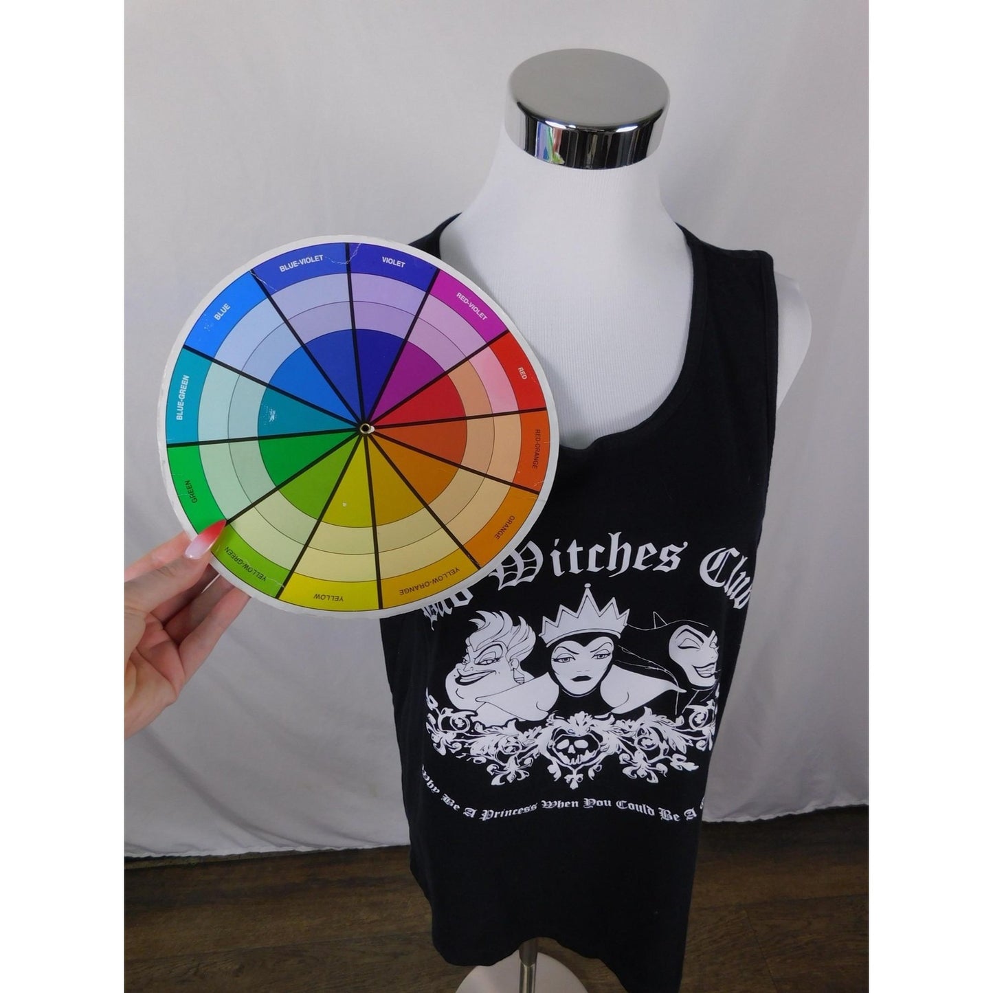 Bad Witches Club Tank L - Black Graphic - Excellent - Witchcore Modern