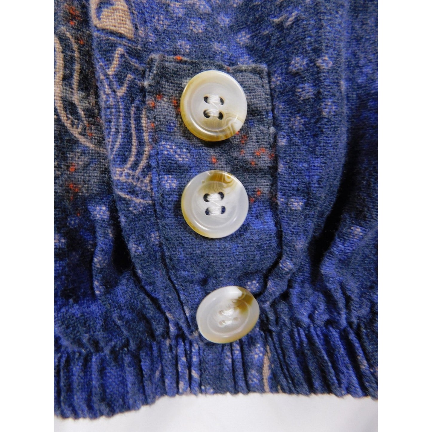 Batik XL Blue Cotton Joggers Drawstring Boho Witch