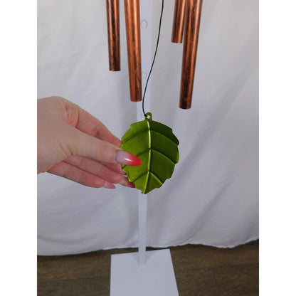 Purple Flower Metal Wind Chime Outdoor Garden Yard Decor Copper Tubes Hanging