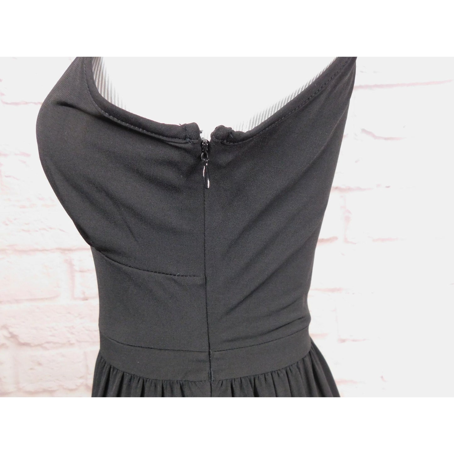 Michael Michael Kors XS Black Halter Gown Dress Keyhole Neckline NWT