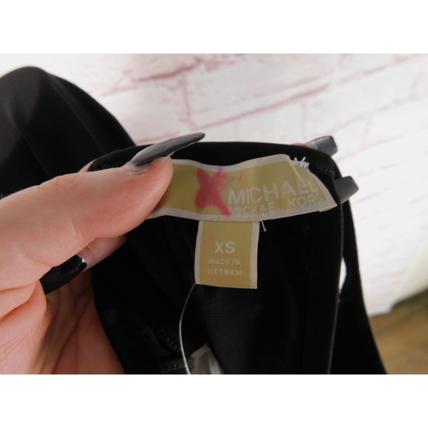 Michael Michael Kors XS Black Halter Gown Dress Keyhole Neckline NWT