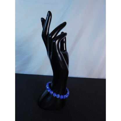 Imperial Jasper Bracelet 8mm Stretch Blue - New - Witchcore Earth