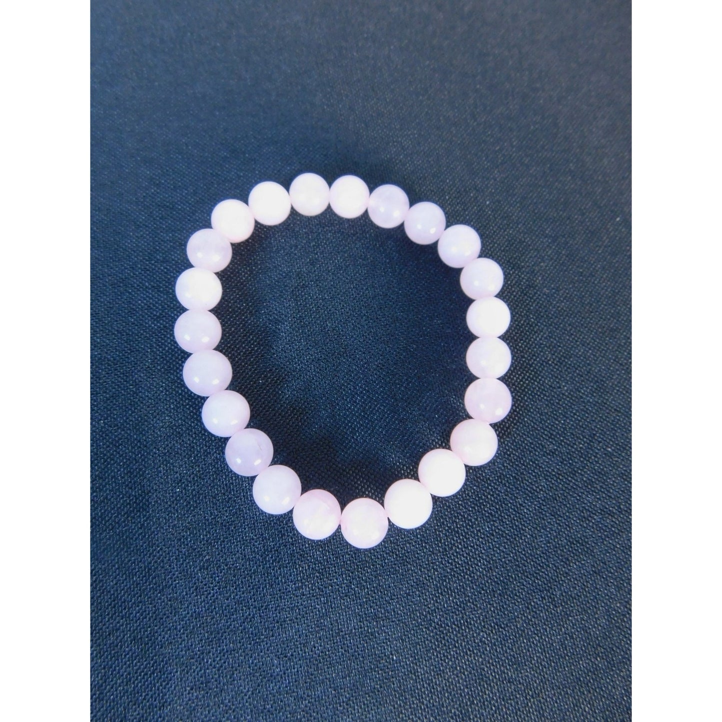 Rose Quartz Bracelet Stretch Beaded Gemstone Crystal Jewelry Harmony Love Gift