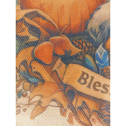 Mabon Autumn Garden Flag Blessings Fox Raven Pumpkins Fall Decor Outdoor Sign