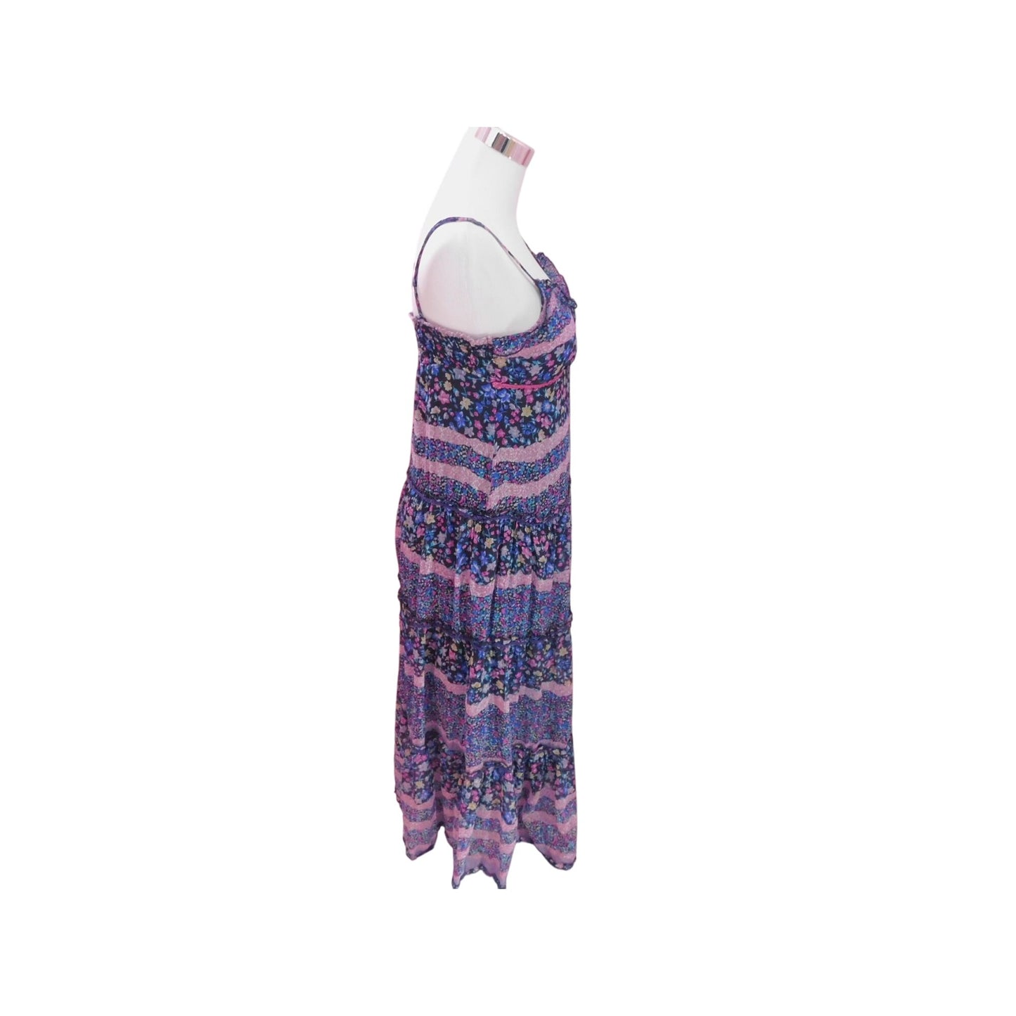 Patrons Of Peace Floral Boho Maxi XS - Adjustable Straps - Excellent