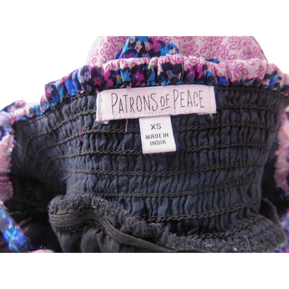 Patrons Of Peace Floral Boho Maxi XS - Adjustable Straps - Excellent