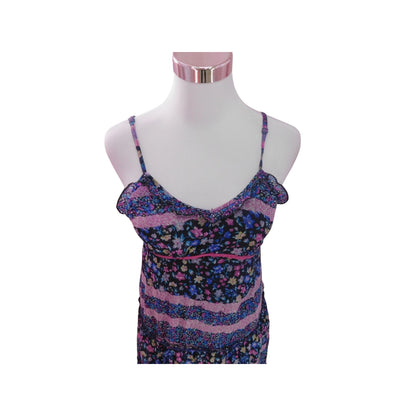 Patrons Of Peace Floral Boho Maxi XS - Adjustable Straps - Excellent