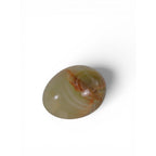 Polished Green Onyx Stone Egg 0.93 lb Banded Crystal Witch Altar Decor Stone