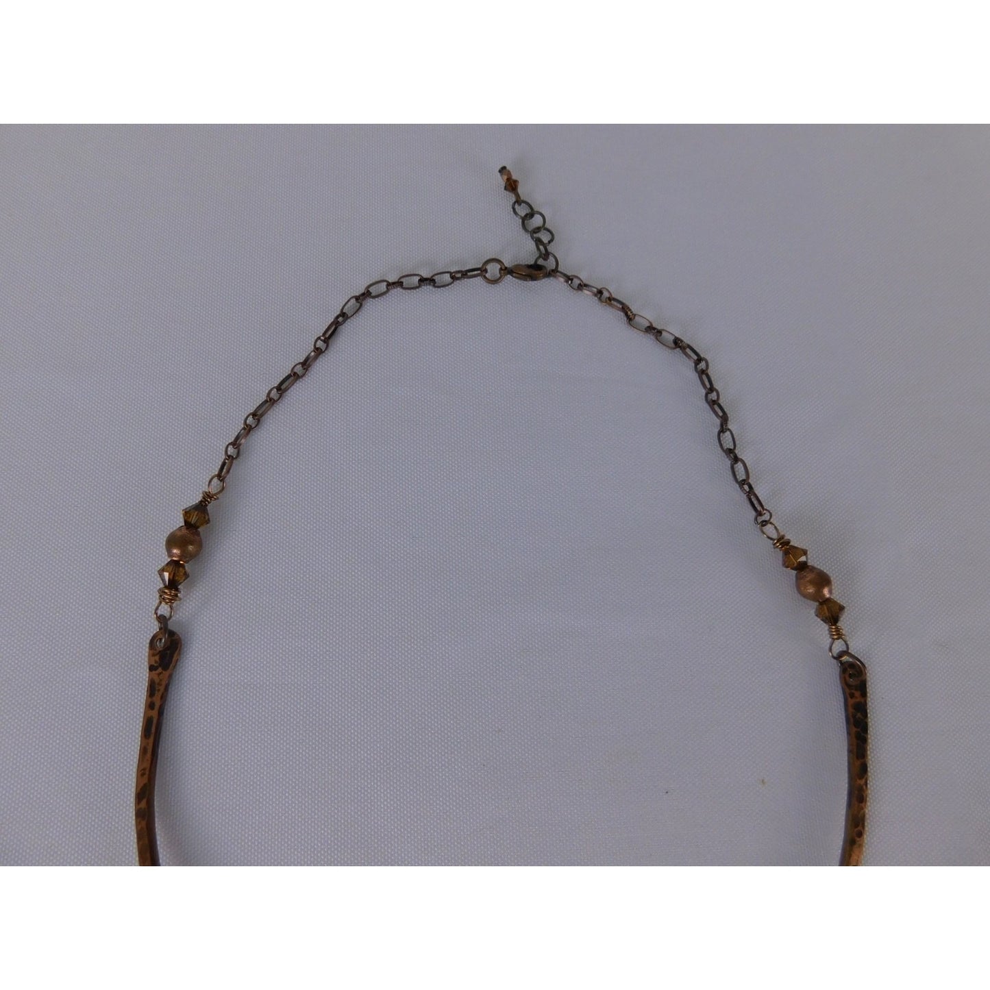 Handmade Tree Of Life Pendant Necklace Brown Resin Beaded Boho Statement Jewelr