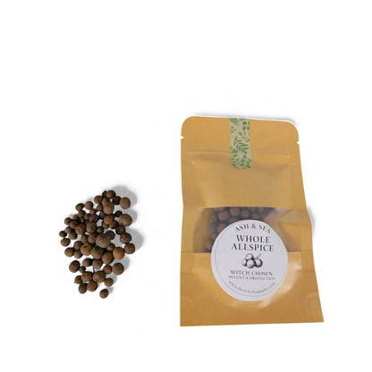Ash & Sea Allspice Berries Mini Packet - Success & Money Draw Spellwork - New