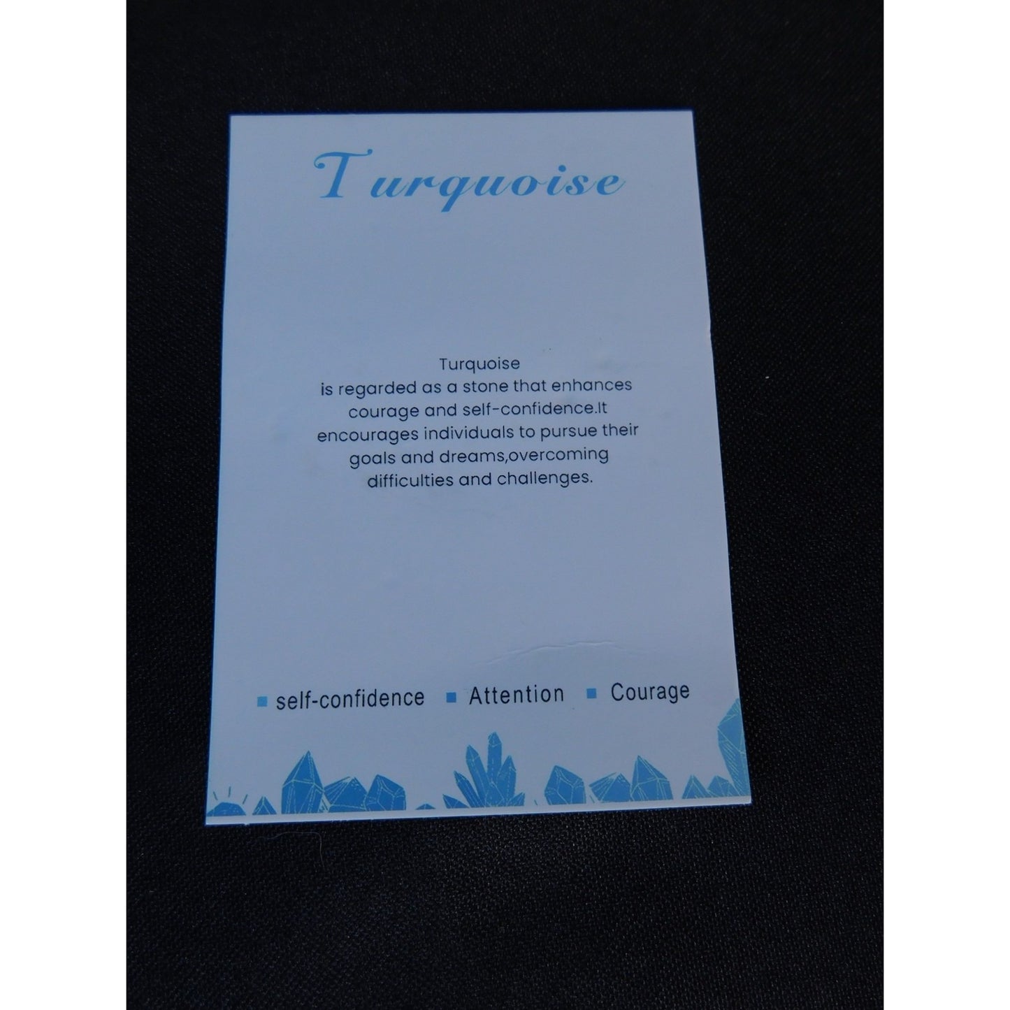 Turquoise Bead Bracelet Stretch Unisex Self-Confidence Courage Healing Gemstone