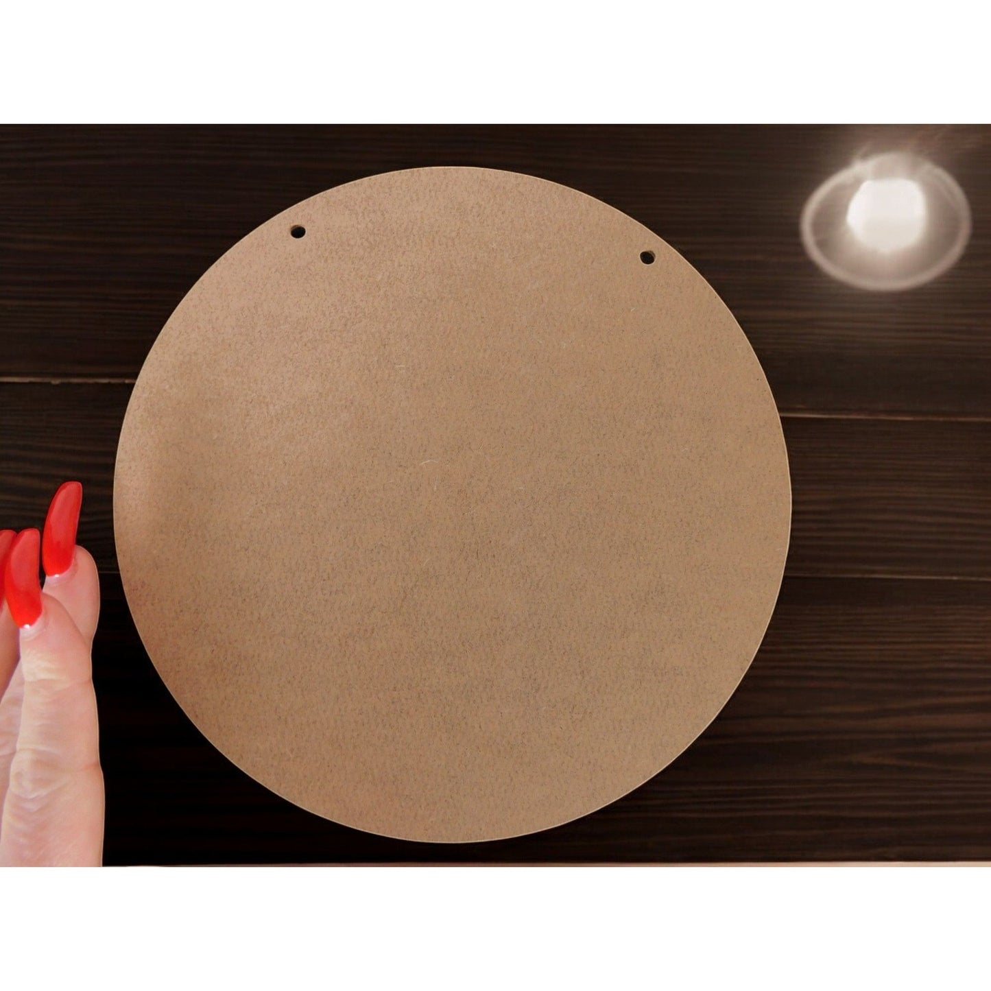 Mystical Evil Eye Wooden Wall Art 8x8 Protection Decor Boho Witchy