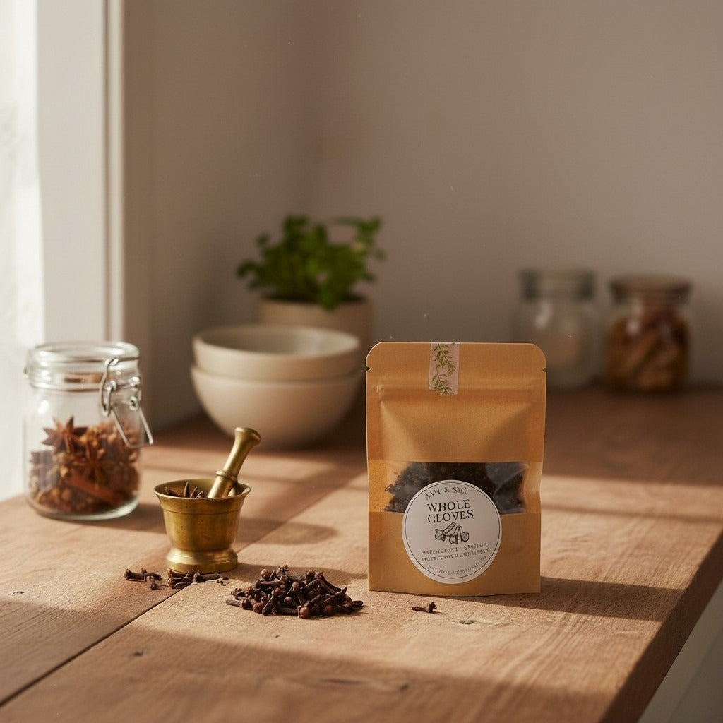 Ash & Sea Whole Cloves Witch Chosen Protection Prosperity Ritual Magick Herb