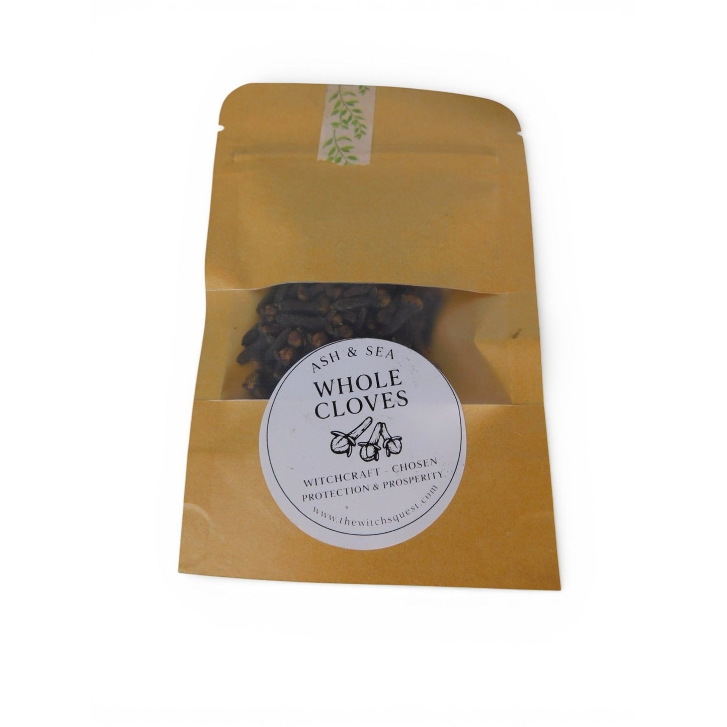 Ash & Sea Whole Cloves Witch Chosen Protection Prosperity Ritual Magick Herb