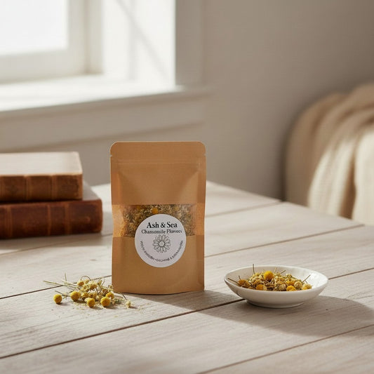 Ash & Sea Chamomile Flowers Witch-Chosen Calming Dreamwork Ritual Herb Magick