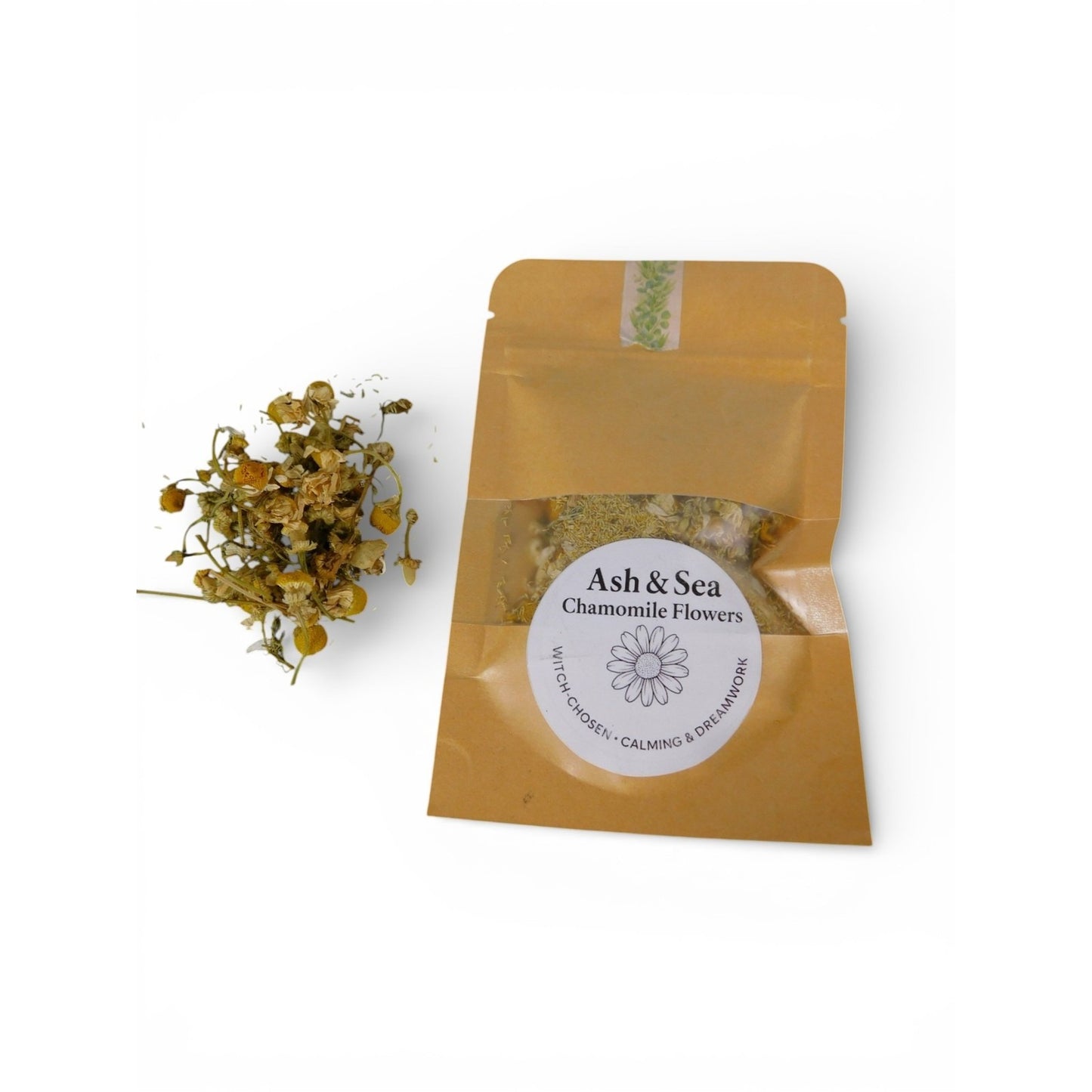 Ash & Sea Chamomile Flowers Witch-Chosen Calming Dreamwork Ritual Herb Magick