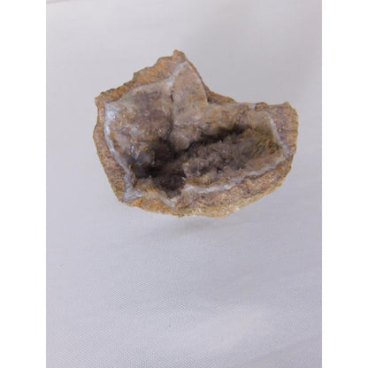 Natural Quartz Geode Half Druzy Crystal Cluster Witch Altar Decor Stone Specimen