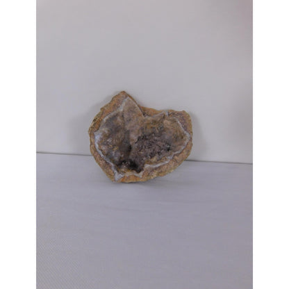 Natural Quartz Geode Half Druzy Crystal Cluster Witch Altar Decor Stone Specimen