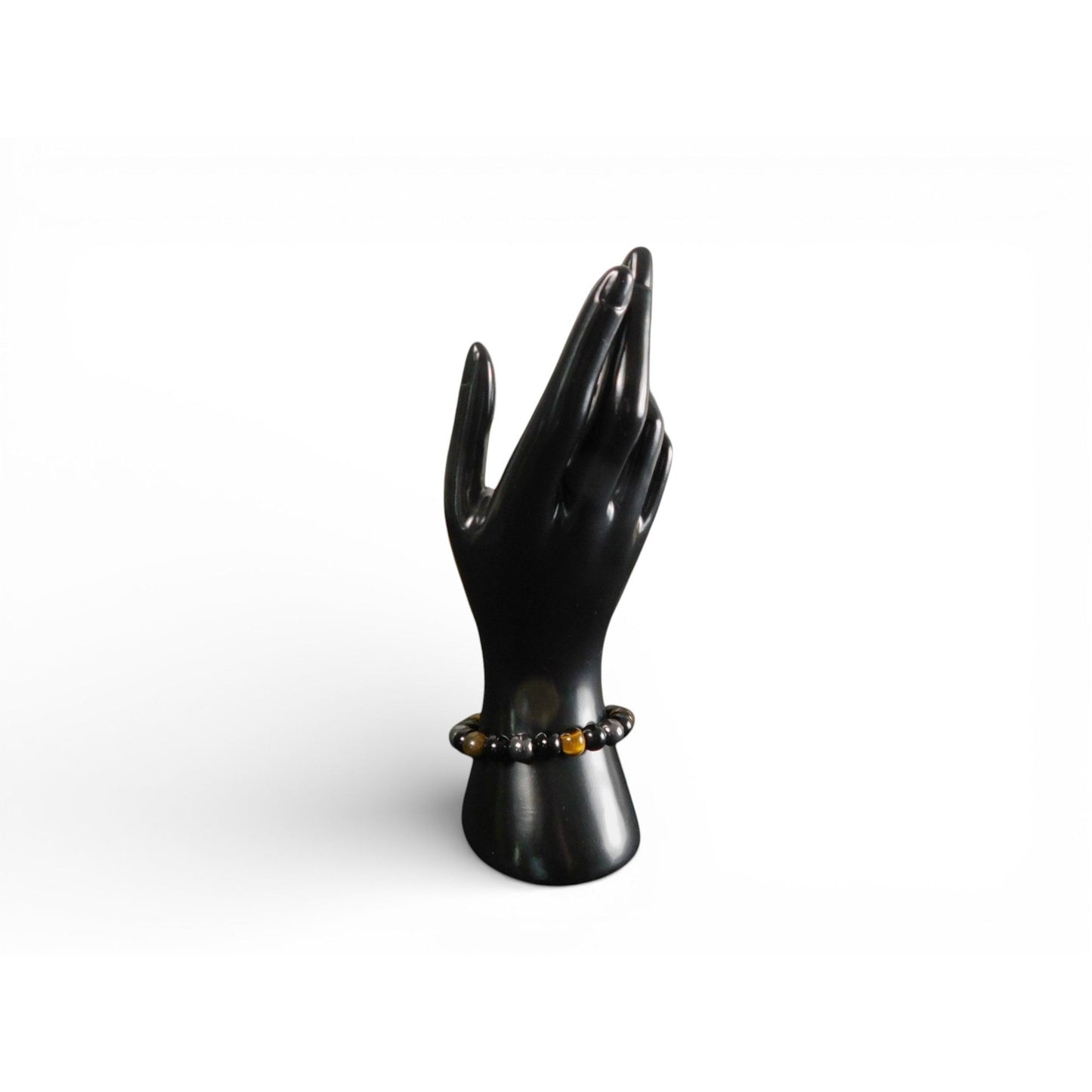 Black Onyx, Tiger’s Eye & Hematite Protection Intention Bracelet