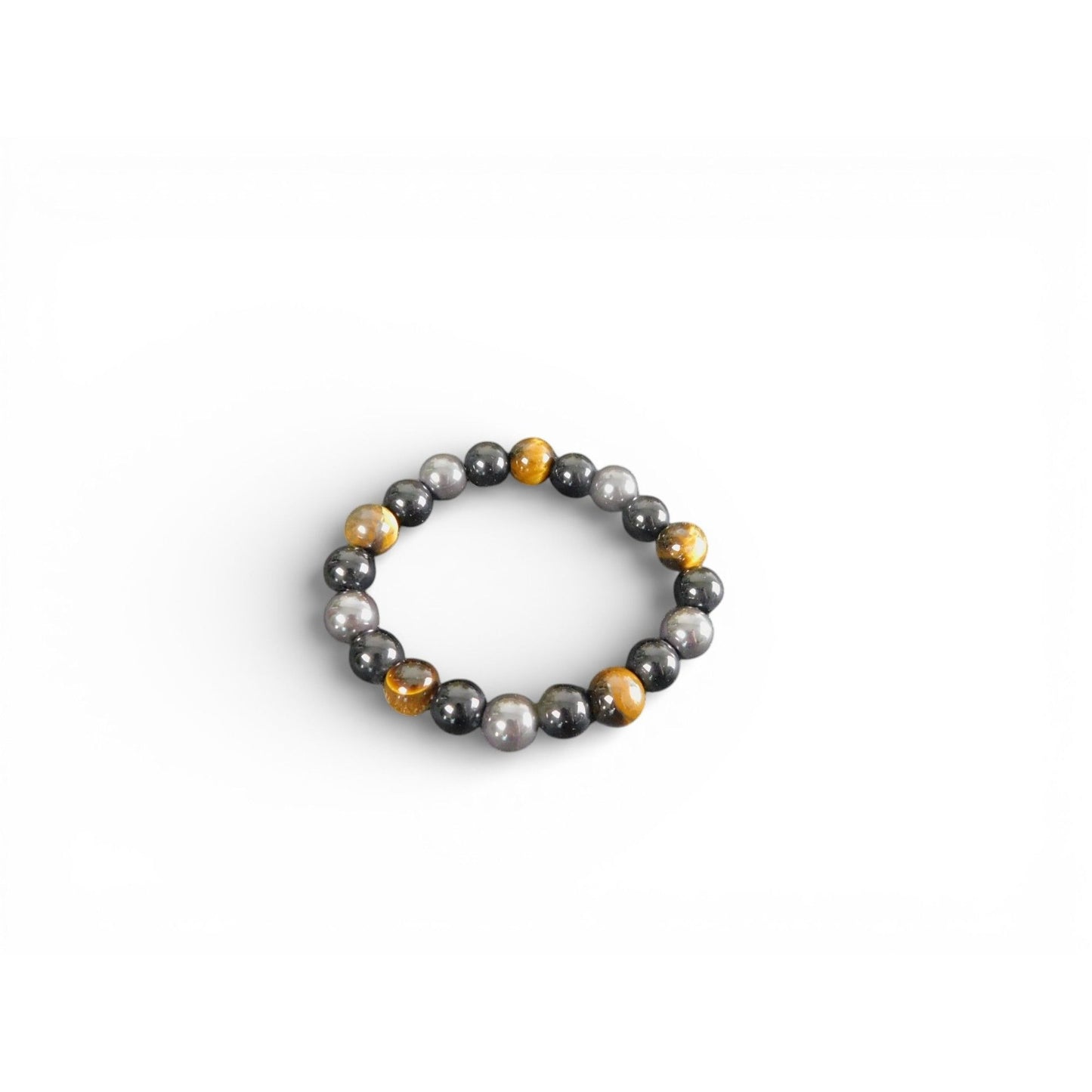 Black Onyx, Tiger’s Eye & Hematite Protection Intention Bracelet