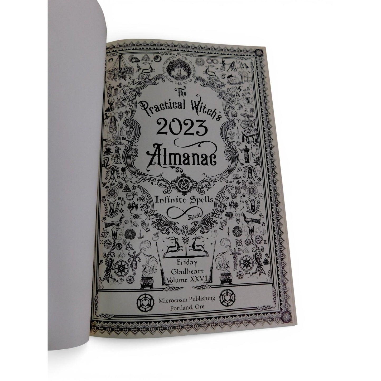 The Practical Witch's 2023 Almanac Infinite Spells Gladheart Black Trade PB