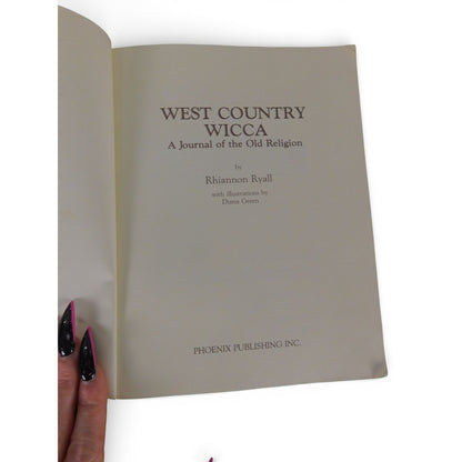 West Country Wicca Rhiannon Ryall Rare Pagan Journal Softcover