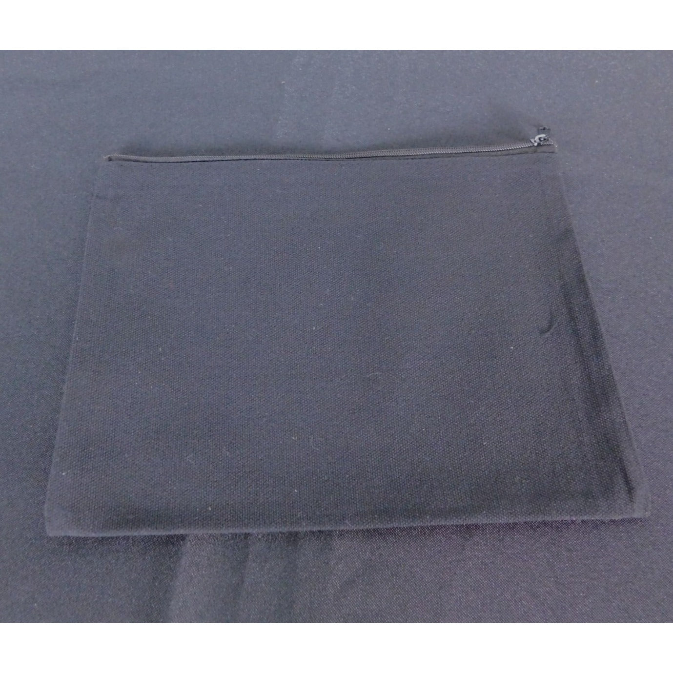 Black Canvas Zipper Pouch With The Art Of Chiromancy Design