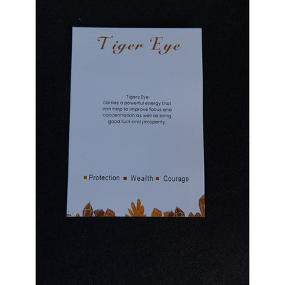 Tiger Eye Bracelet 8mm Stretch Gold - New - Witchcore Earth