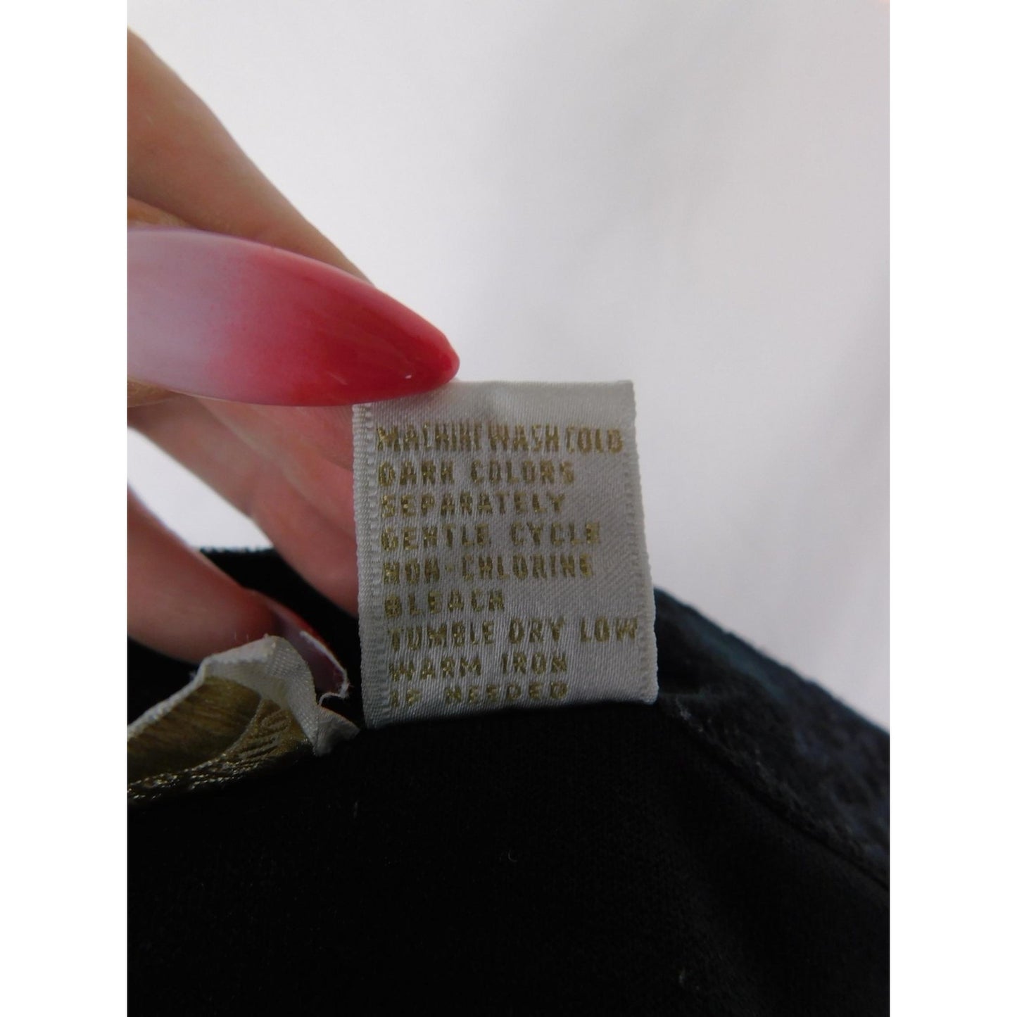 The Lounge Collection Shirt Womens Large Black Crushed Velvet Boatneck Velour