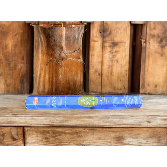 HEM Myrrh Incense Sticks 20 Sticks For Meditation & Aromatherapy