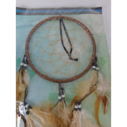 St. Joseph's Indian School Brown Feather Dream Catcher Boho Wall Bedroom Decor