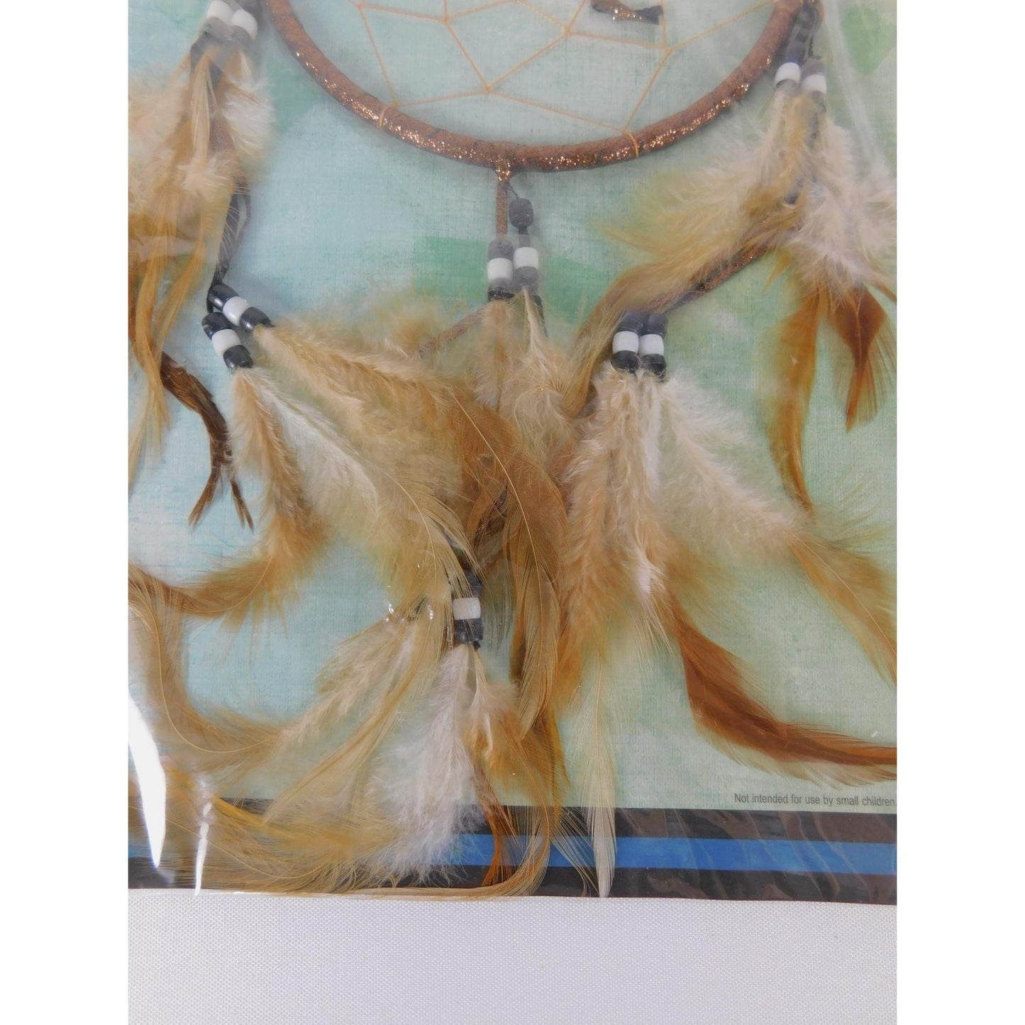 St. Joseph's Indian School Brown Feather Dream Catcher Boho Wall Bedroom Decor