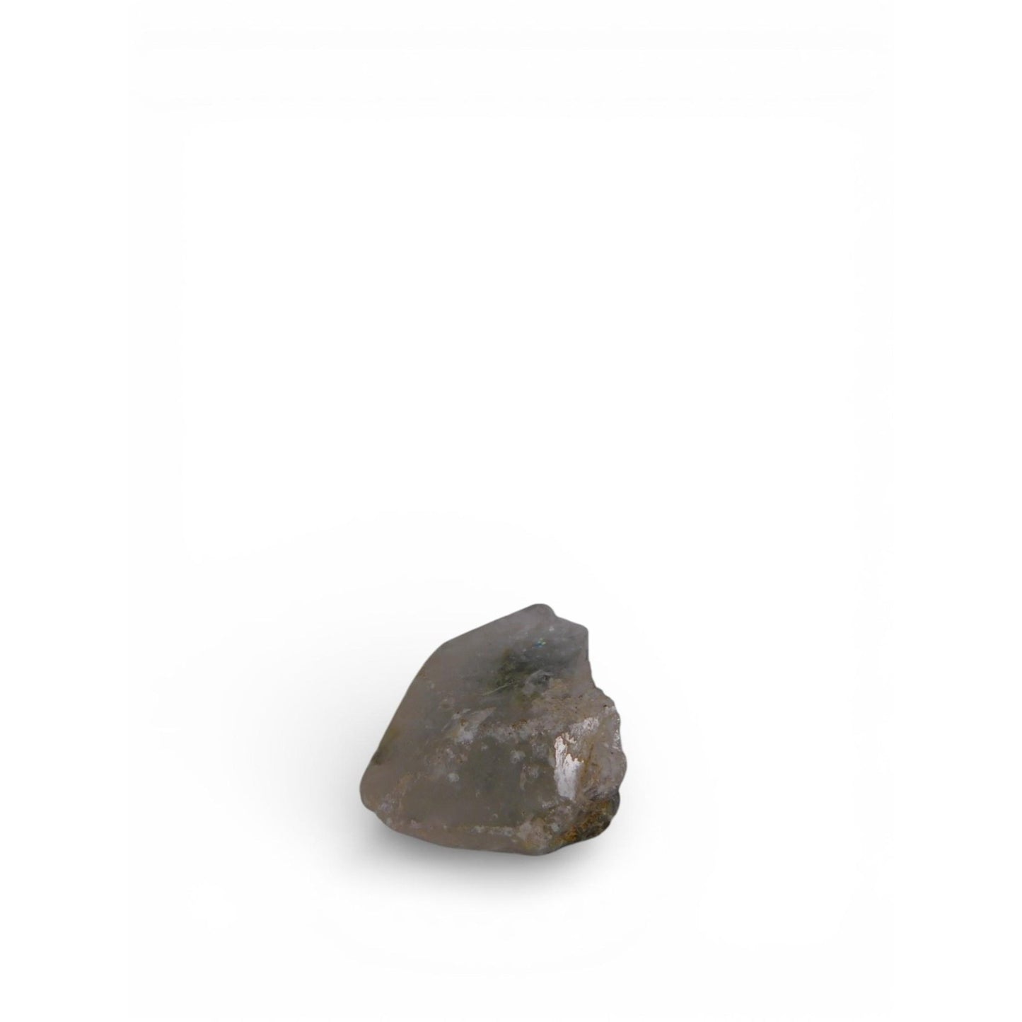 Small Natural Quartz Crystal Raw Stone Witchy Altar Decor 0.10oz Gray Matrix
