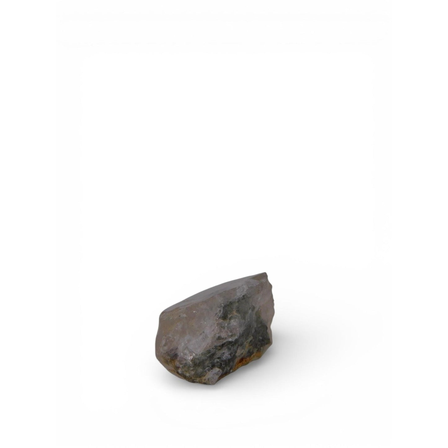 Small Natural Quartz Crystal Raw Stone Witchy Altar Decor 0.10oz Gray Matrix