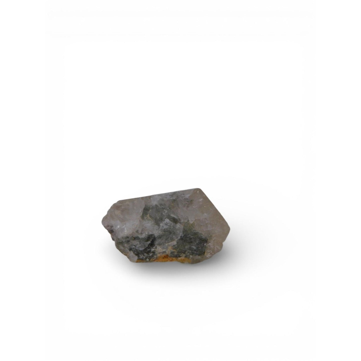 Small Natural Quartz Crystal Raw Stone Witchy Altar Decor 0.10oz Gray Matrix