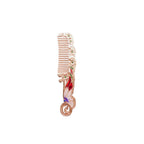 Butterfly-Inspired Mirror & Comb Set With Floral Details Lightweight Design Decorative & Functional For Travel Or Vanity