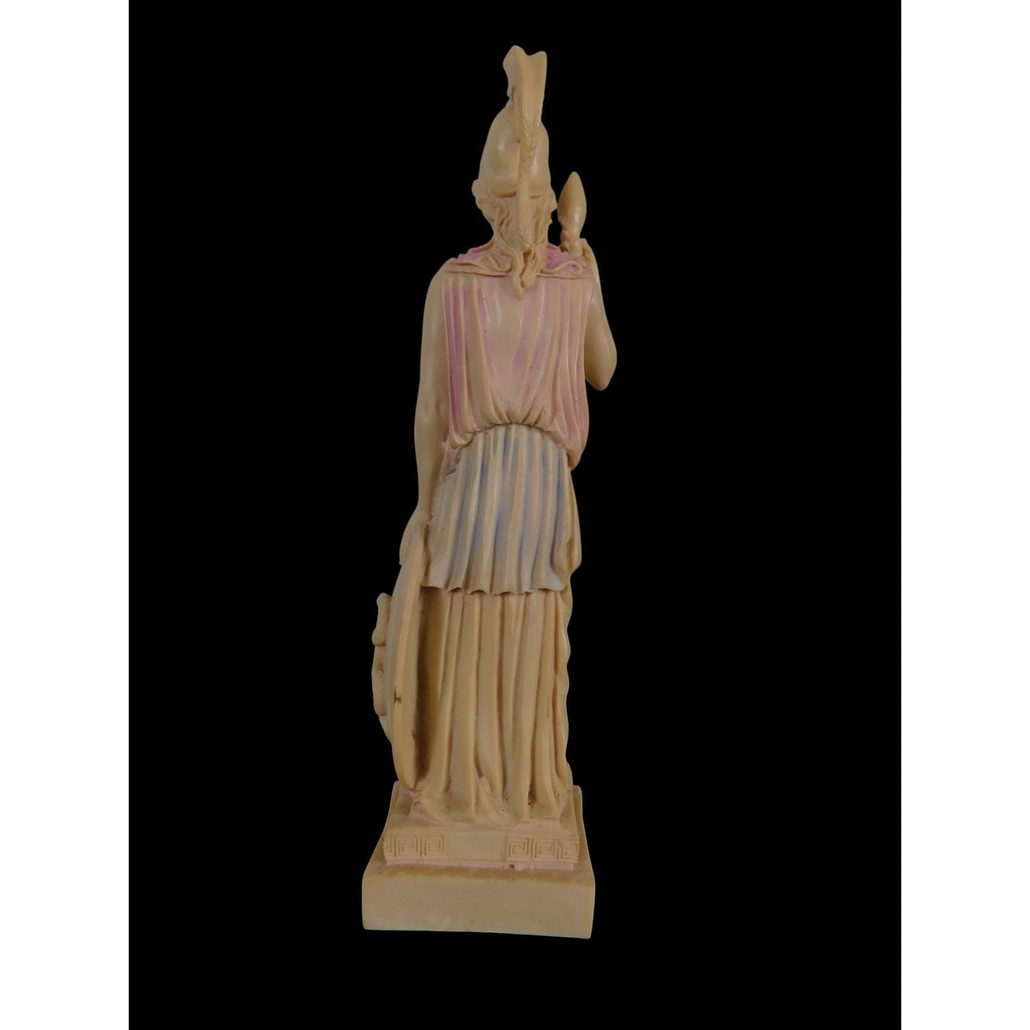 Athena Goddess Statue 10" Resin Helmet Shield Snake