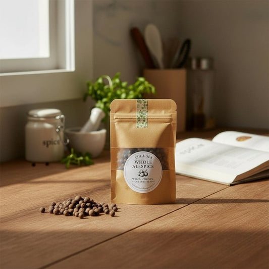 Ash & Sea Whole Allspice Witch-Chosen Intent Protection Ritual Herb Wicca Magick