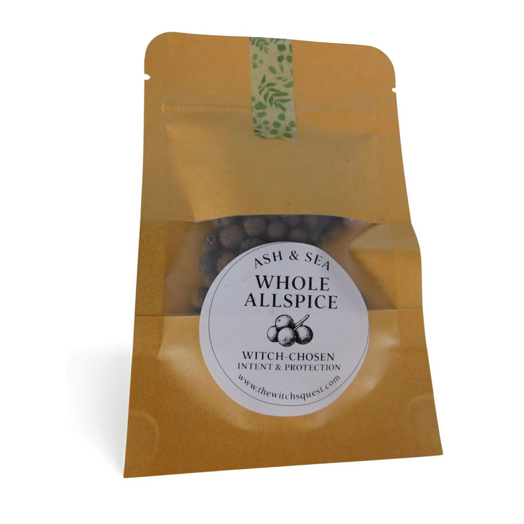 Ash & Sea Whole Allspice Witch-Chosen Intent Protection Ritual Herb Wicca Magick