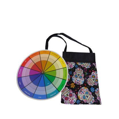 Sugar Skull Crossbody Handcrafted 9.5" x 6.5" New