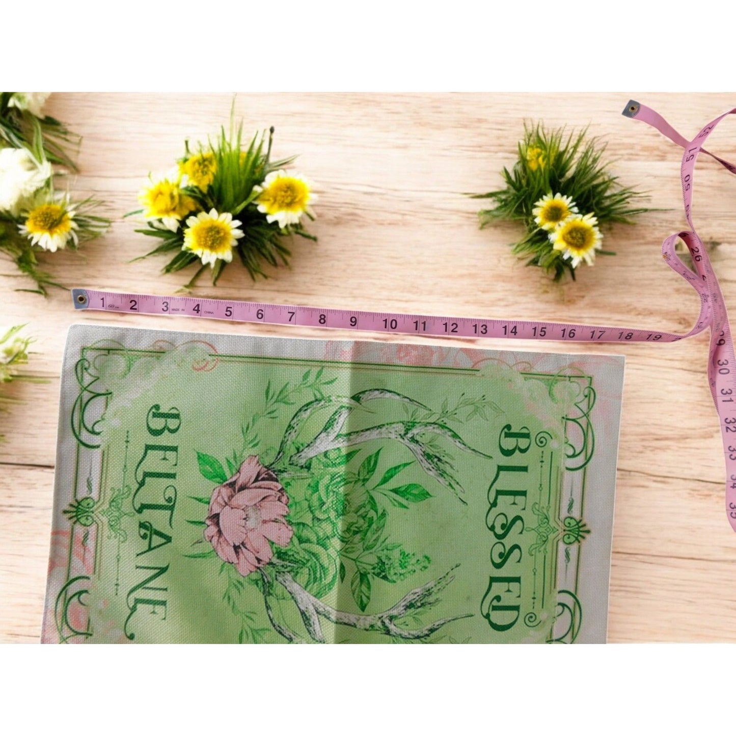 Blessed Beltane Garden Flag 12x18 Spring Pagan Decor Waterproof
