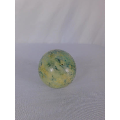 Polished Green Stone Egg 0.54oz Gemstone Sphere Witch Altar Decor Display