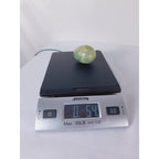 Polished Green Stone Egg 0.54oz Gemstone Sphere Witch Altar Decor Display