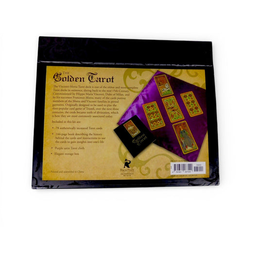 The Golden Tarot Visconti Sforza 78 Card Deck Mary Packard Oracle Divination