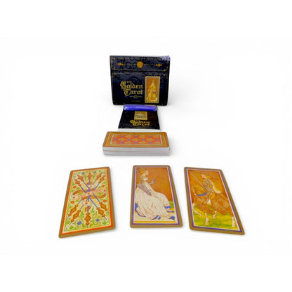 The Golden Tarot Visconti Sforza 78 Card Deck Mary Packard Oracle Divination