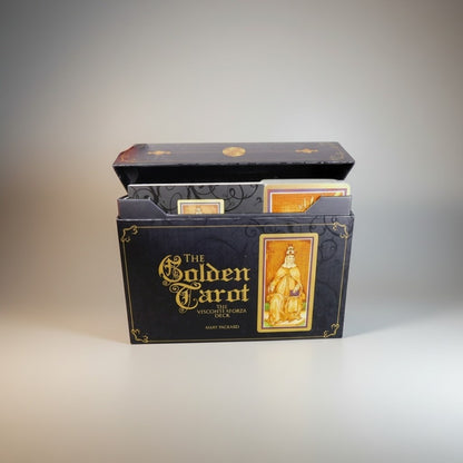 The Golden Tarot Visconti Sforza 78 Card Deck Mary Packard Oracle Divination
